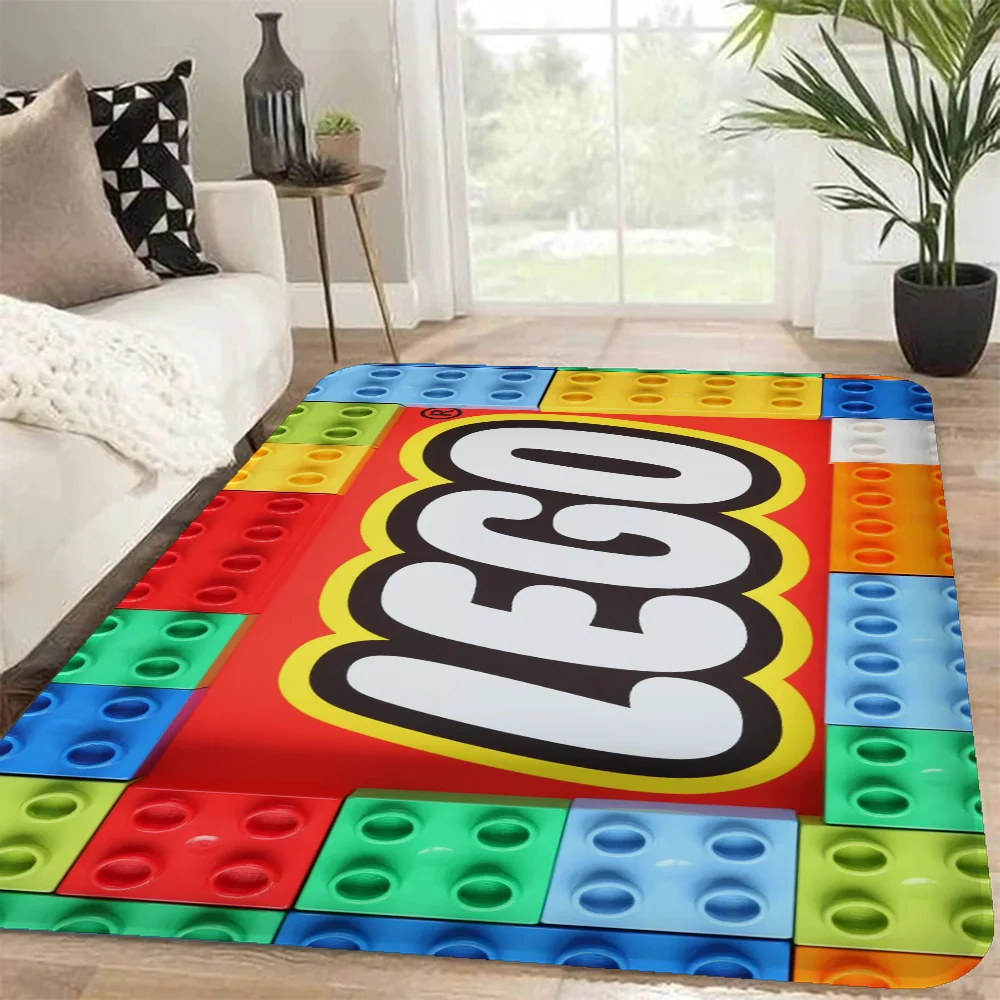 L-LEGOS Game Floor Mat Long Rugs Nordic Style Home Doormat Bathroom-Toilet Mats Bedroom Modern Home Decor