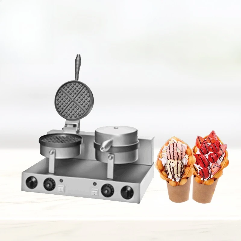 

Single Head Double Head Round Egg Machine Square Waffle Machine Waffle Stove, Custom Plug