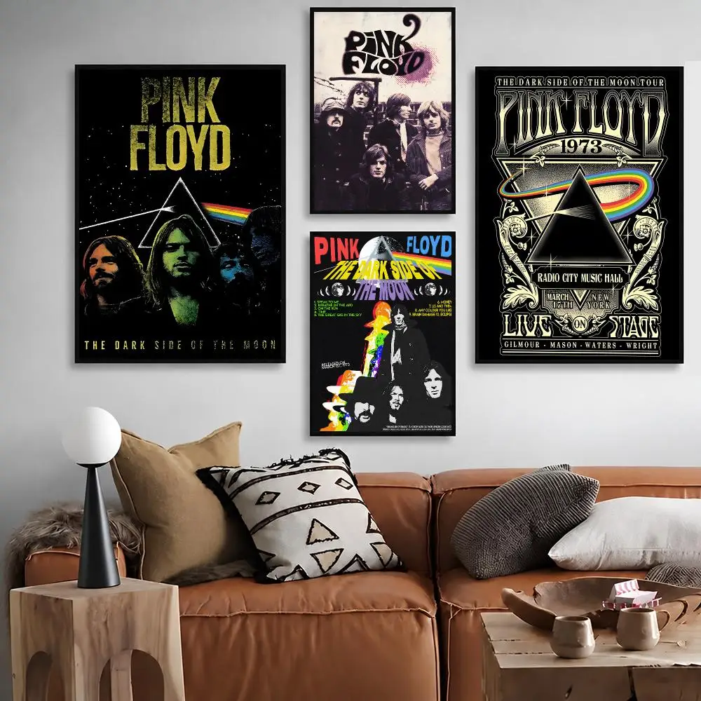 Band Pink Floyd   Music Artist Print Graphic Streaming Film Style Wall Artwork Bedroom Decor Poster
