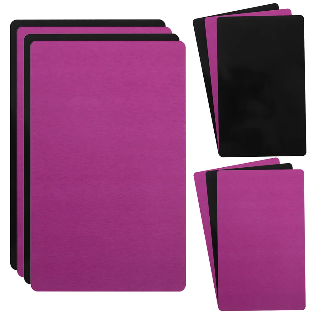 

10 шт. пустые металлические визитные карточки с гравировкой, сублимационные именные таблички, сделай сам, сублимационные заготовки, металлические визитные карточки