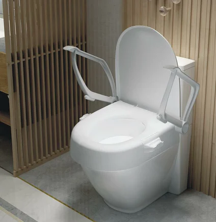 Indoor Temporary Railing Grab Rail for Disabled High Toilets for Disabled an Elevated Toilet Seat for Surgical Recovery