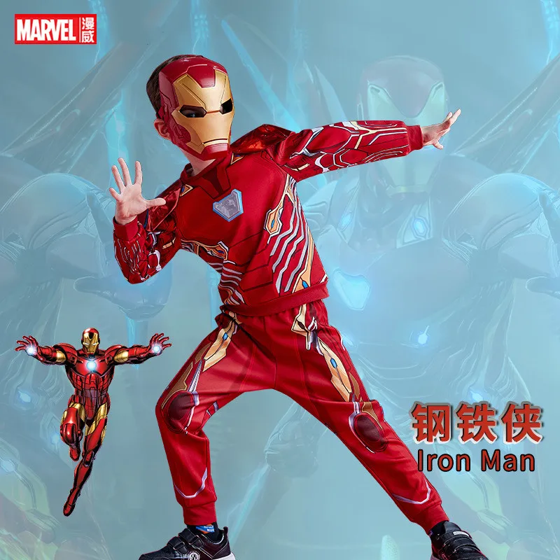 

Marvel Iron Man Kid suit Captain America Suit Coat Iron Spider-Man Kid suit hoodie Spring and Autumn suit