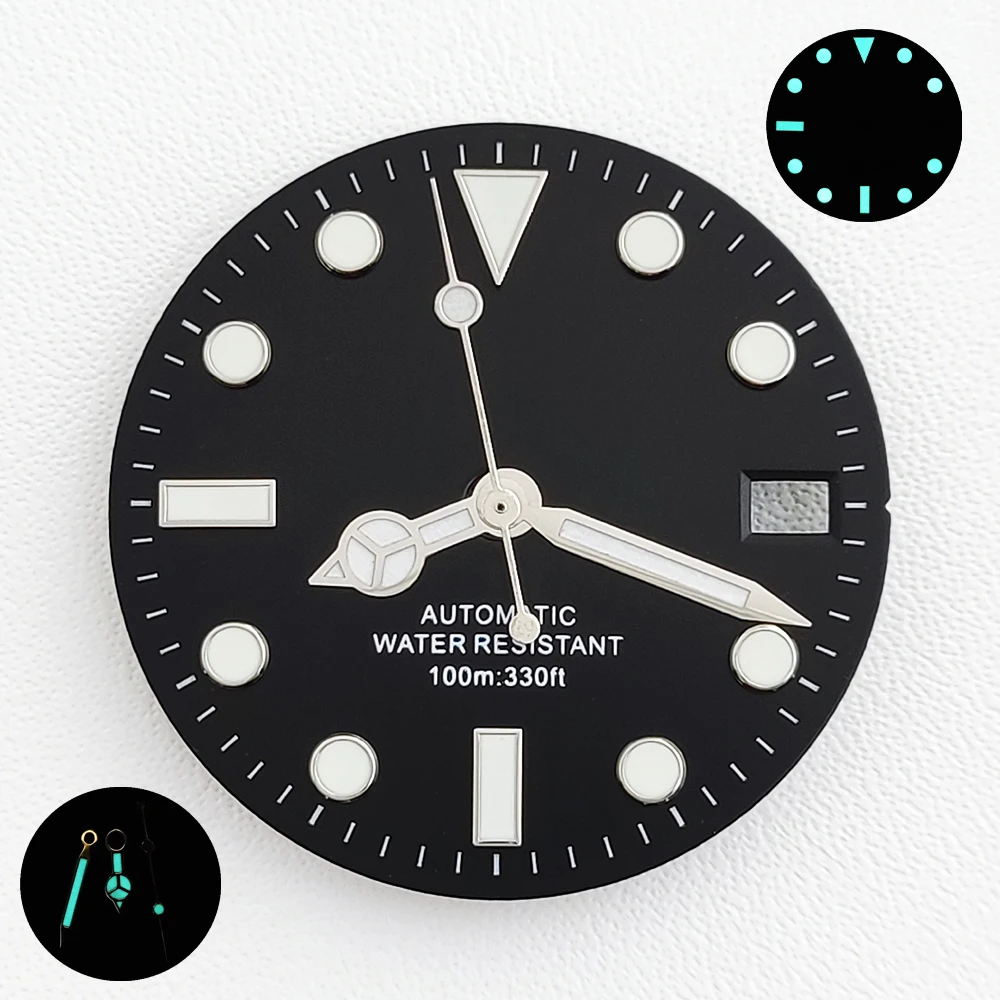 28.5mm Watch Dial NH35 Sterile Dial With Calendar Window Suitable For NH35/NH36 Movement Watch Repair Accessories
