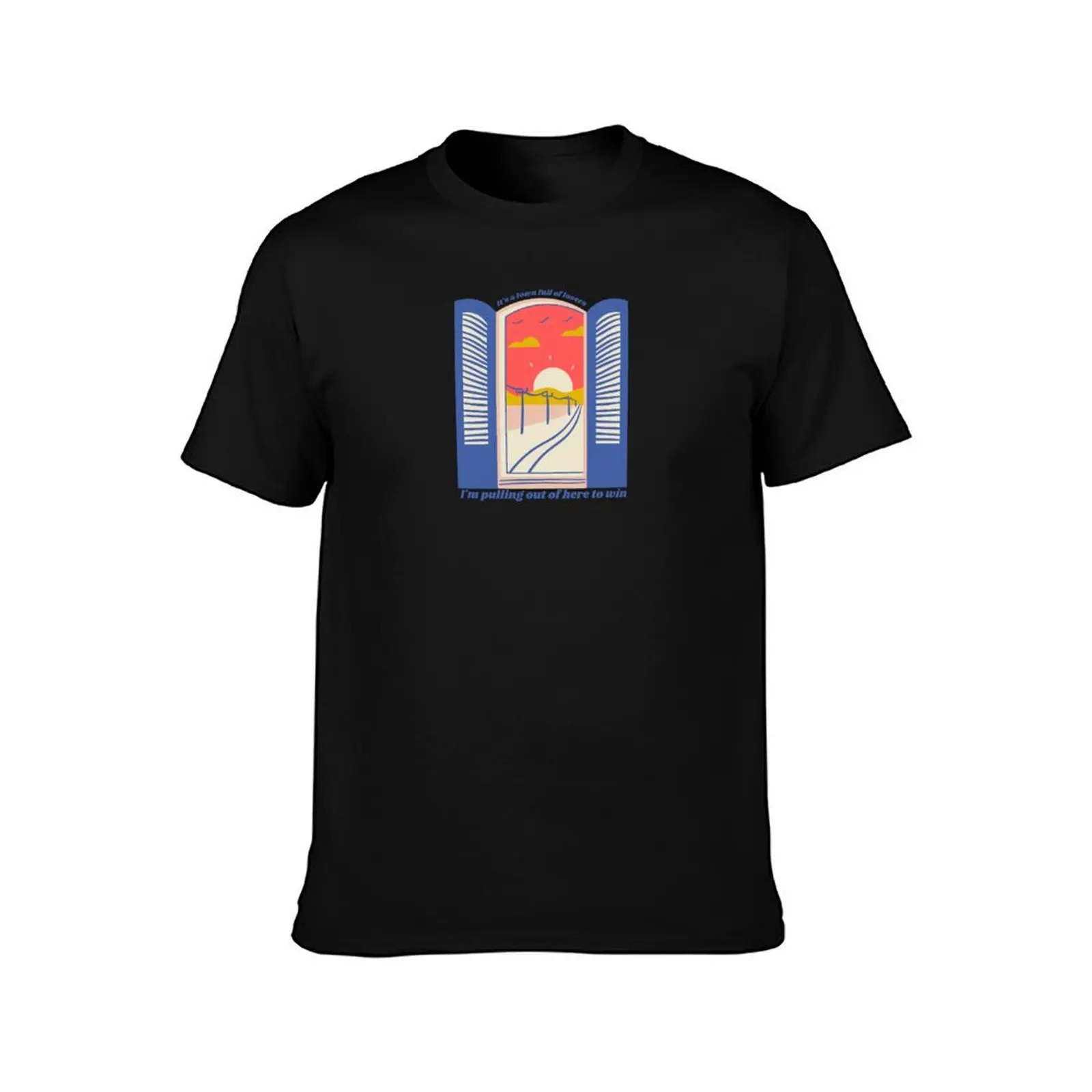 Bruce Springsteen - Thunder Road Lyrics T-Shirt UV Sun Protection Tee Shirt T-Shirt