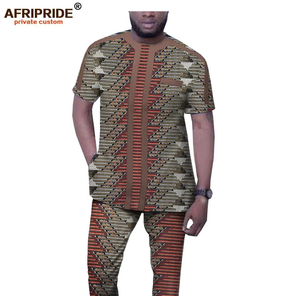 AFRIPRIDE – vêtements africains pour hommes, ensemble haut et