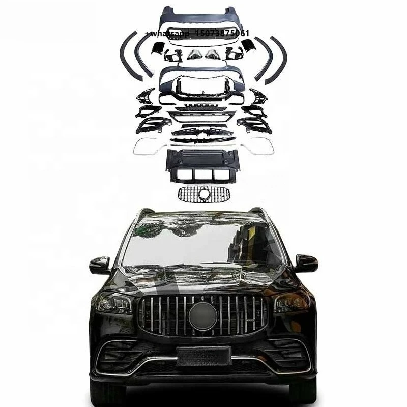 

CLY Car Bumper for 2020+ GLS X167 Upgrade GLS63 ~ Body Kits ~ GT Grilles Front Rear Wheel Arch Diffuser Tips