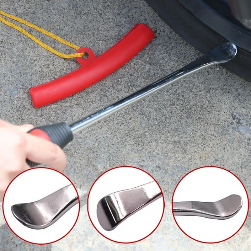 Tire Changing Lever Tools Motorcycle Tyre Repair Auto Spoon Wheel Kit 31CM Bike Tire Levers Spoon Rim Protector Tire Repair Tool