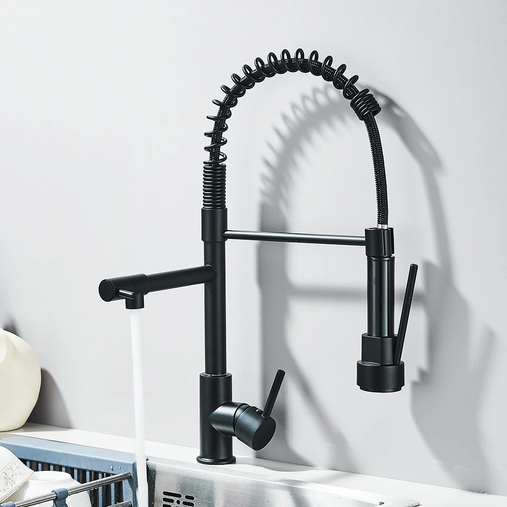 Bateria kuchenna Rozin Black z – Commercial Kitchen Mixer Tap recenzja i cena