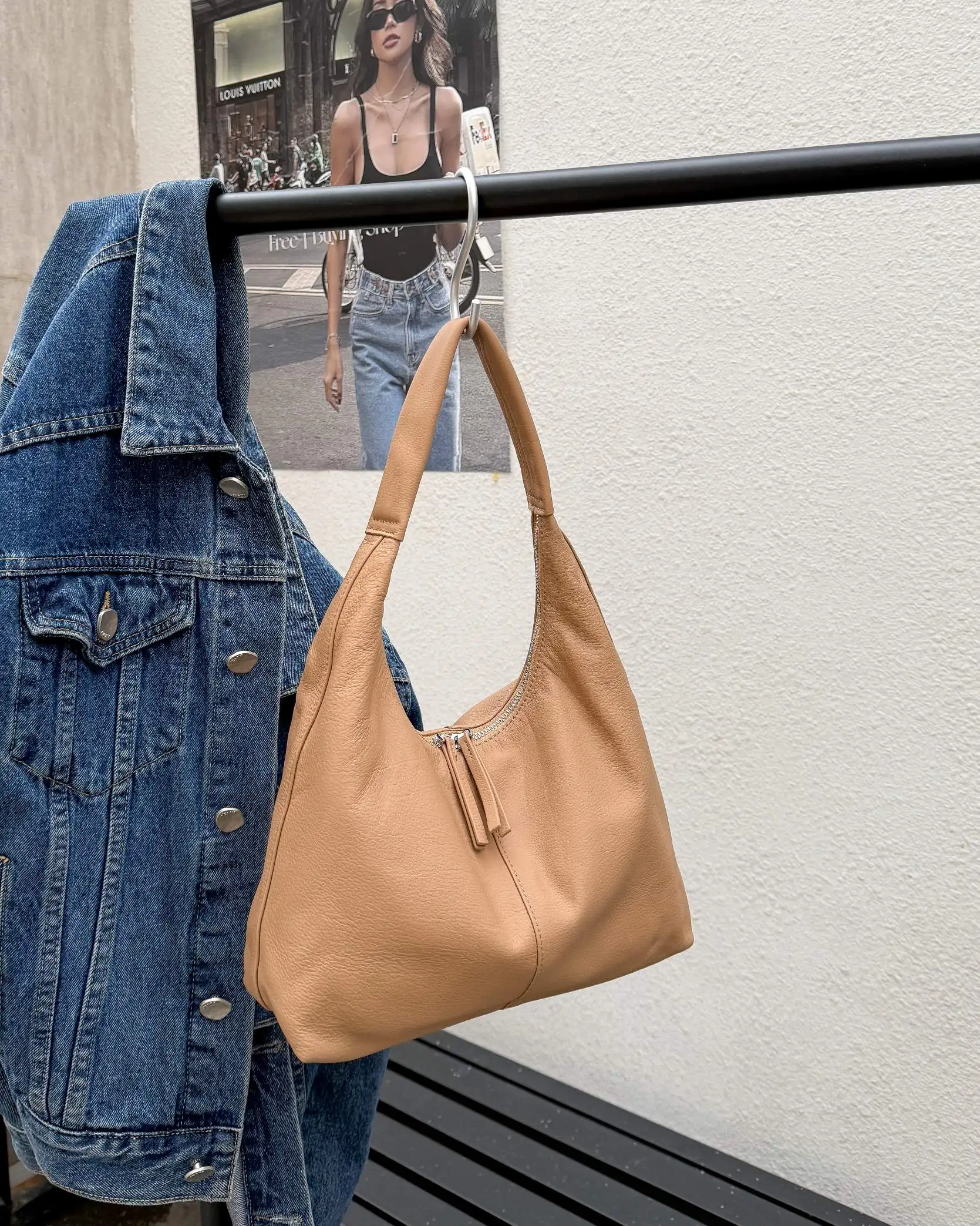 

Genuine Grade Soft Leather Women's Shoulder Crossbody Bags Luxury Designer Brand Cowhide Underarm Bag for Woman High Quality New