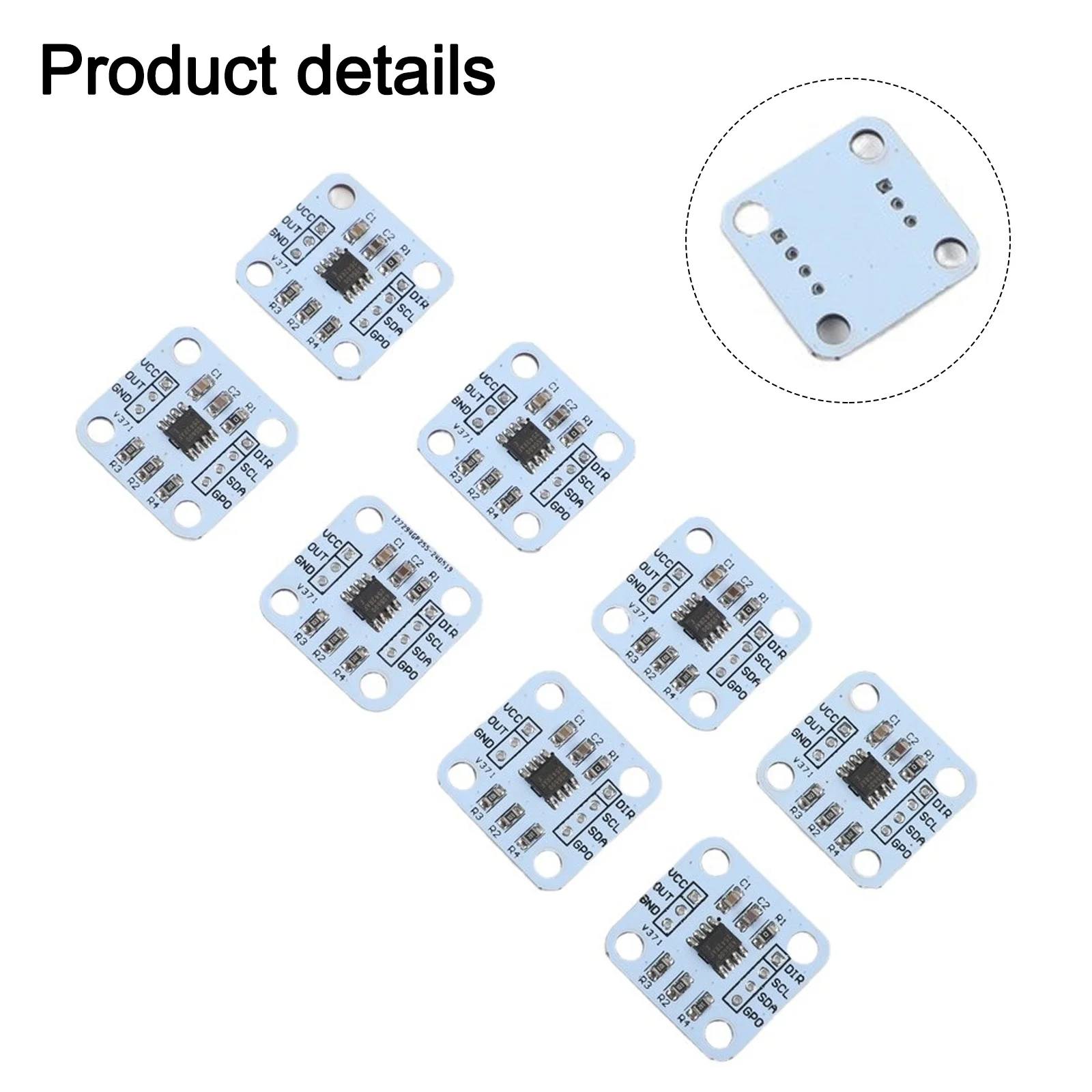 8pcs AS5600 Magnetic Encoder 12 Bit Angle Sensor For Motor Control Robotics Industrial Automation Chipset