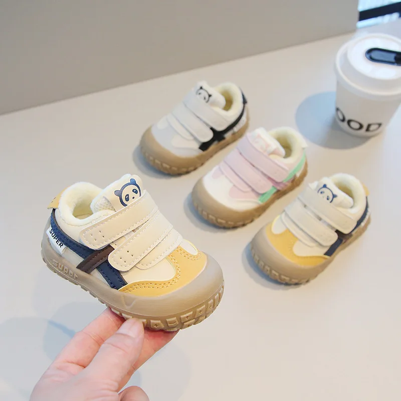 

Spring and Autumn 2026 New Korean version of indoor girls canvas shoes soft-soled children's baby toddler shoes children's shoes