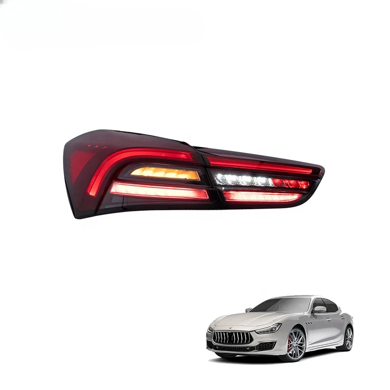 

New Arrived Maserati Ghibli Trofeo LED Tail lights Plug and Play Tail Lamp Back light Rear light Car Lamp