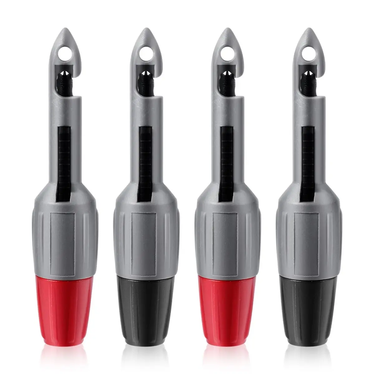 A75K 4pcs Wire Piercing Probe, Wire Piercing Tool Piercing Probes for Multimeter Voltage Voltmeter Thermometer Testing(2/4mm)