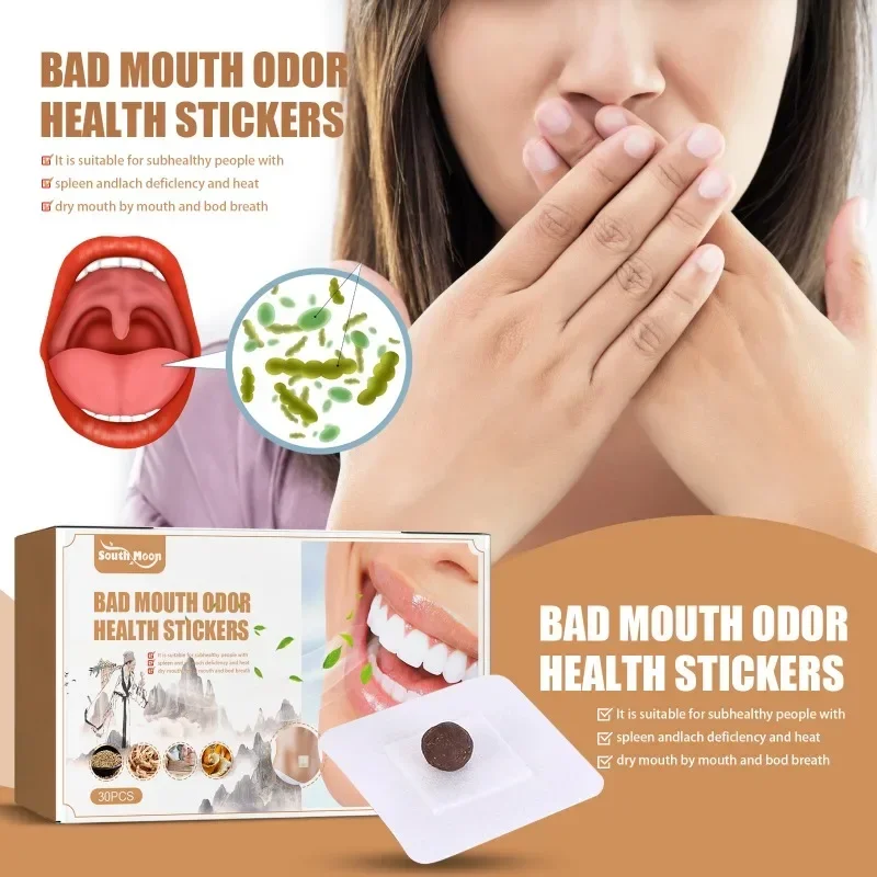 Oral Fresh patch Mouth Freshener Oral Odor Treatment Remove Bad Breath Oral Ulcer Sticker toothpaste Persistent Care