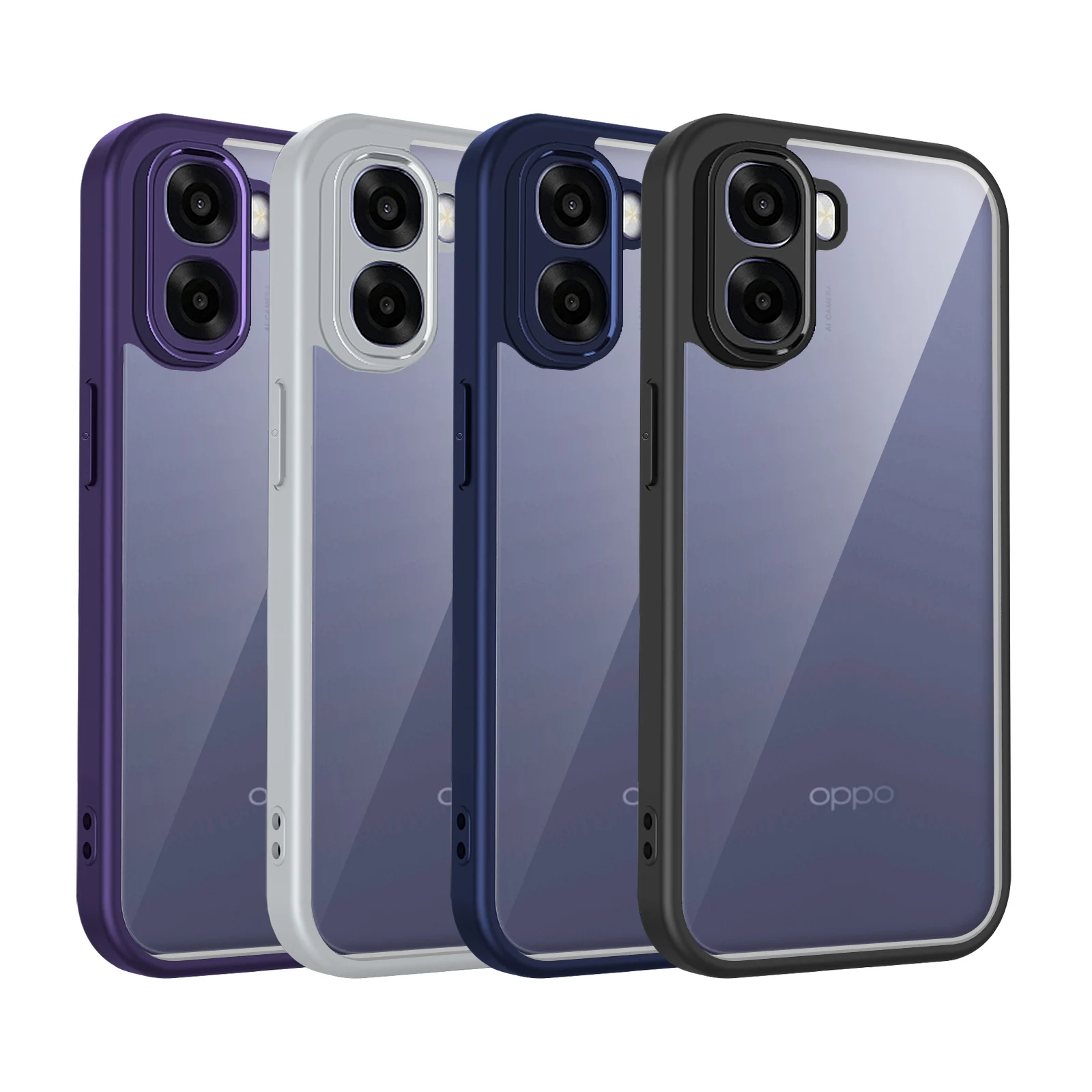 For Oppo A6x Case OPPO A6x 4G Phone Case oppo A6X 5G Cover A6X Air Cushion Shockproof Silicon Bumper Clear Matte Back Cover Hard