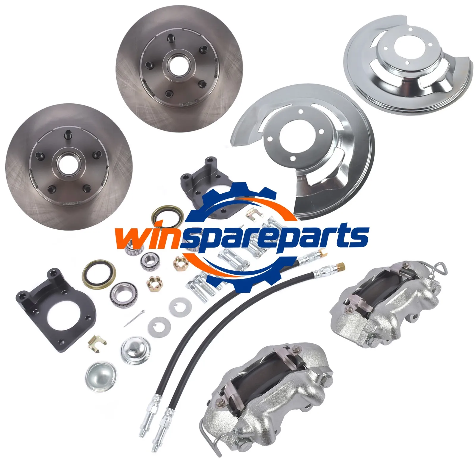 Complete Front Disc Brake Upgrade Kit Fit 1964 1965 1966 1967 Ford Mustang V8