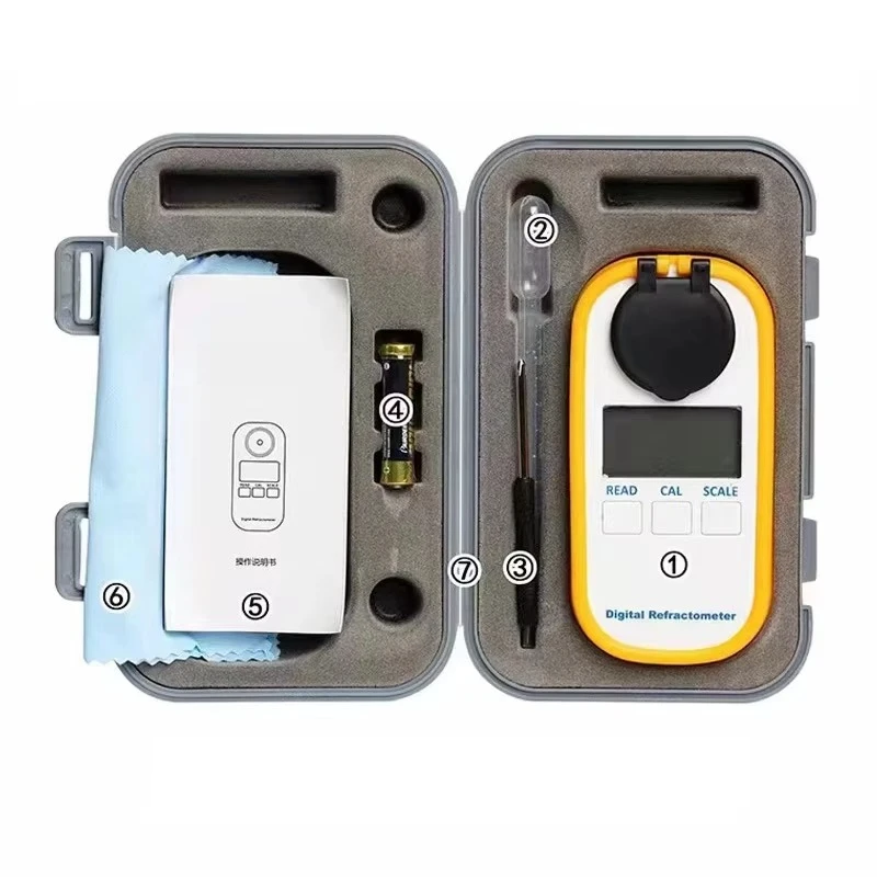 Veidt Lab Digital Gem Gemological Refractometer with Calibration Block