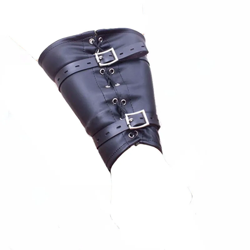 Arm Binder Glove Sleeves,Behind Back Bondage Armbinder,BDSM Leather Handcuffs Straight Jacket,Sex Toys For Couples - view 4