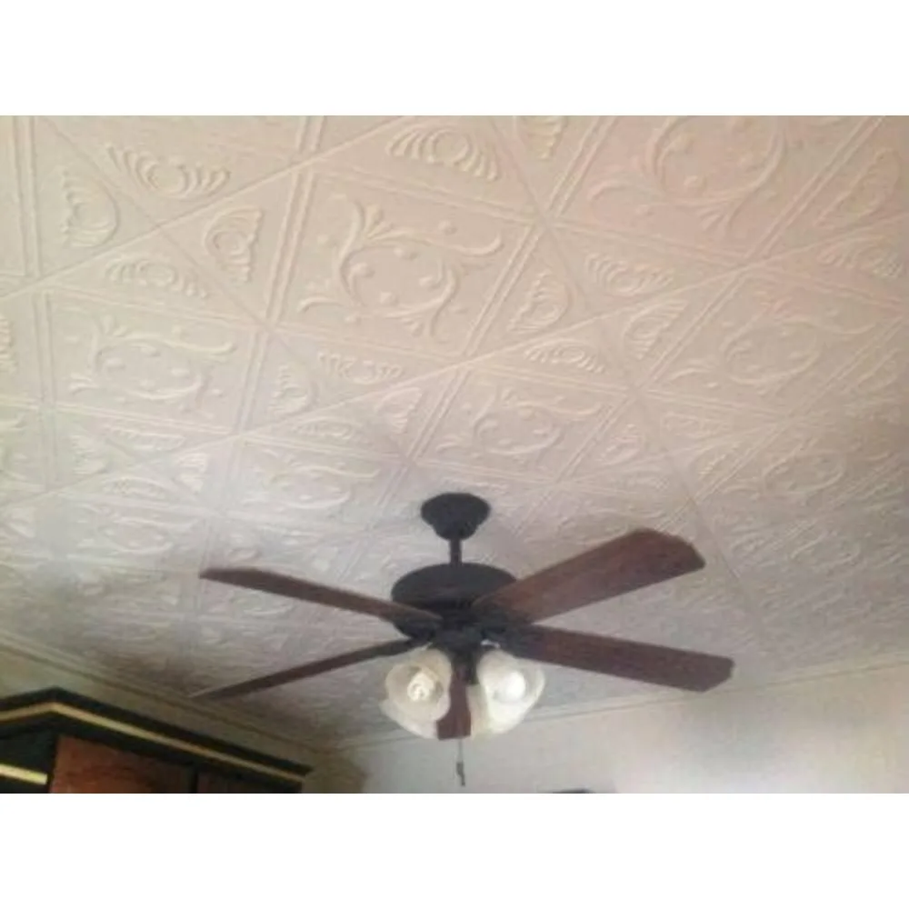 50 Stück 20 x 20 Schaumstoff-Deckenfliesen – Abdeckungen ca. 135 m2