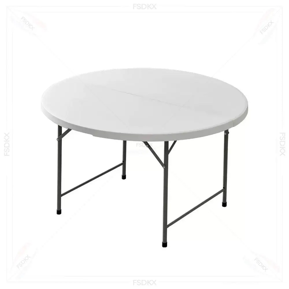 

China Wholesale Cheap Plastic Dining Round Folding Tables and Chairs for Events