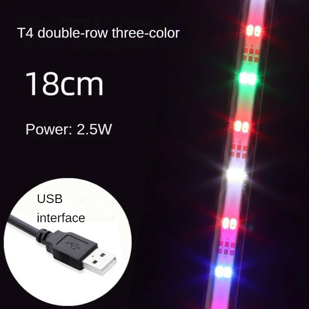 Submersible LED Fish Tank Light Bar Multi-Color LEDs Change,19-119CM,Full Spectrum LED Aquarium Ornamental Plant Strip Light