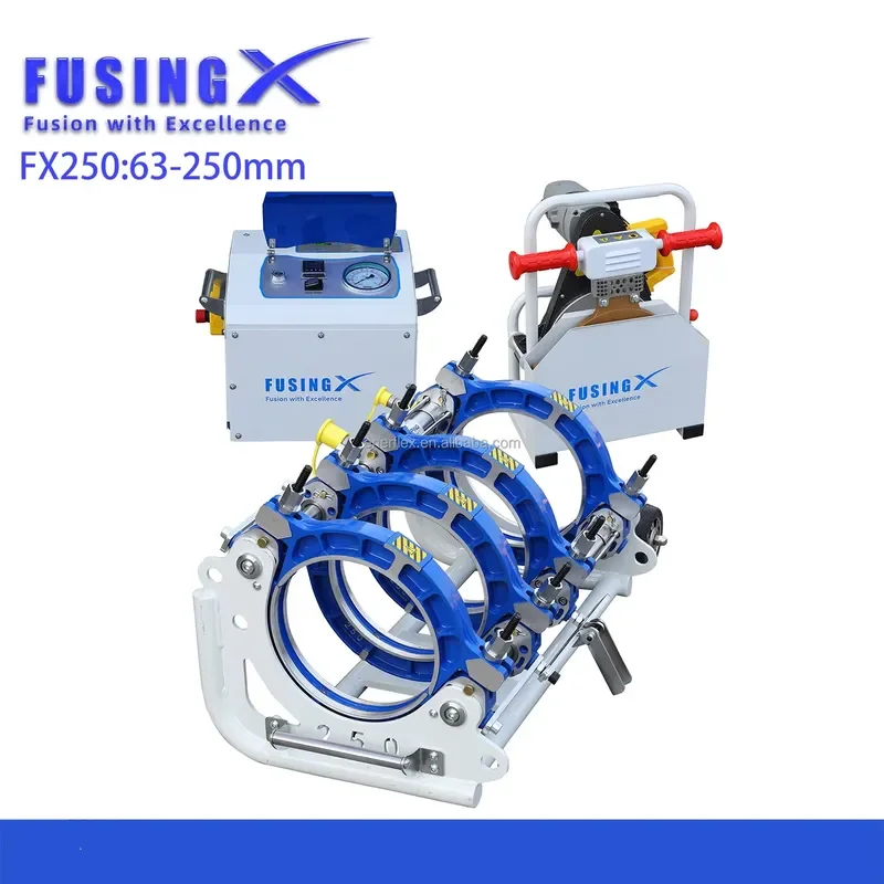Factory Direct Automatic HDPE Hydraulic Butt Fusion Welding Machine High Quality 90-250mm New Portable 5.05kW