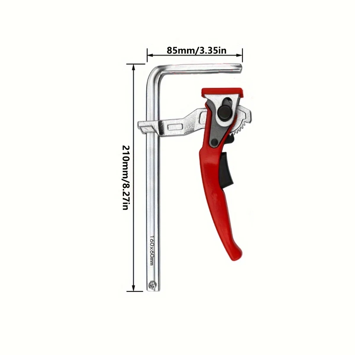 1PC lavorazione del legno Desktop morsetto di fissaggio ad azione rapida Clip da tavolo Clip fissa veloce per panche per la lavorazione del legno