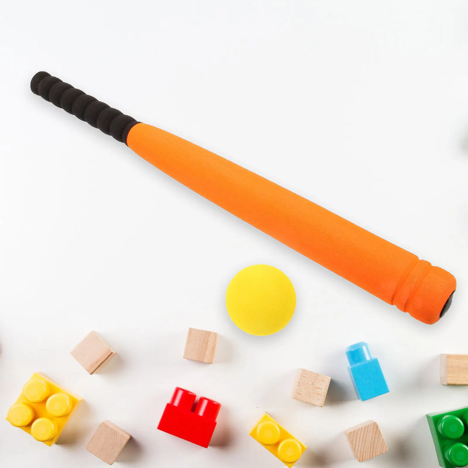 1Set Foam Baseball Bat Ball Set Sturdy Interactive Baseball Set Outdoor Fun for Teenagers Hand Eye Coordination