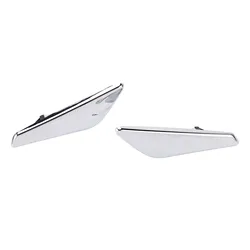 2PCS Front Fender Chrome Finisher 51117338569 Replacement for BMW X3 X4 F25 F26 2013‑2017