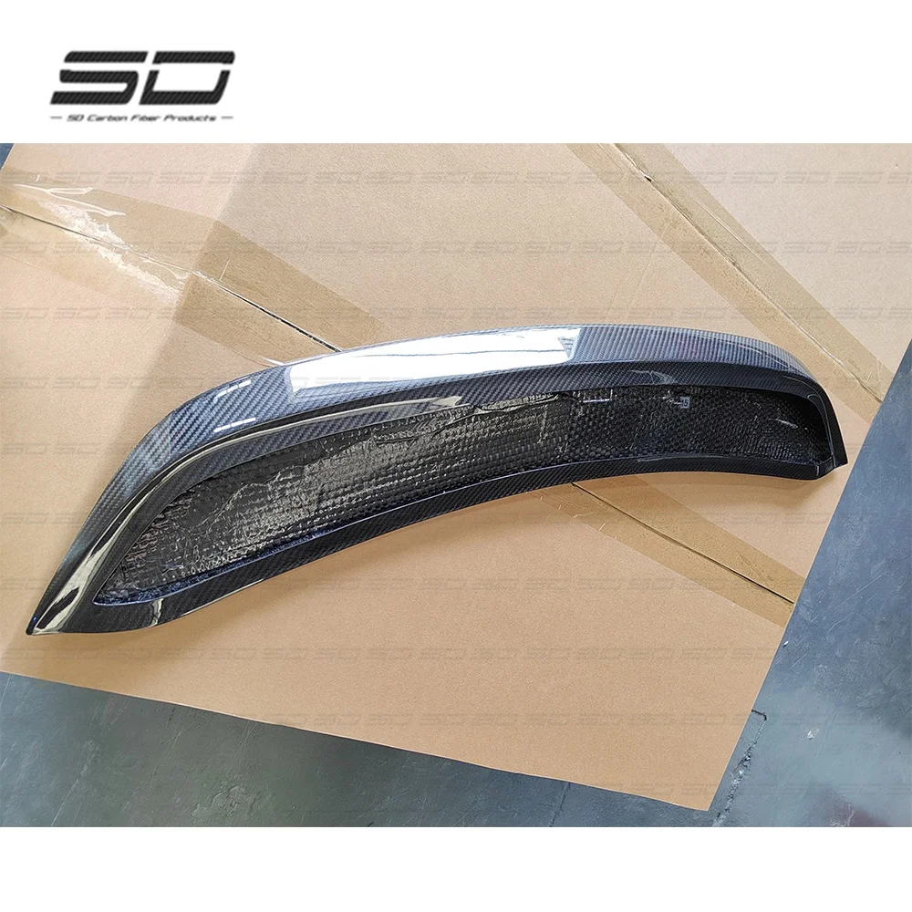 Dry Carbon Fiber Bodykit Car Accessories Rear Spoiler Wing Duck Tail for Porsche 718 Cayman/boxster