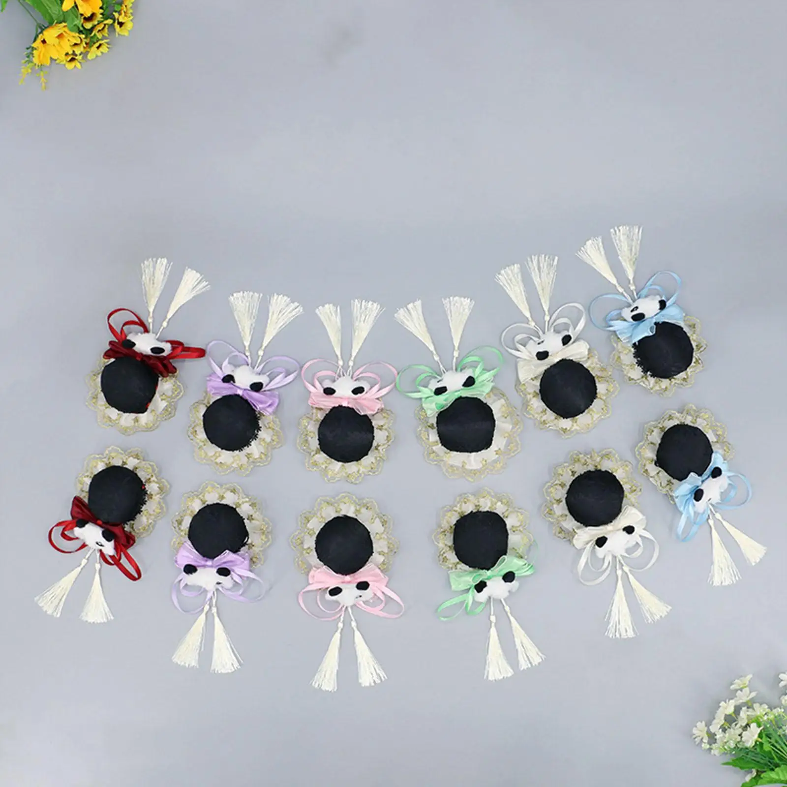 

2 заколки для волос в китайском стиле с пандами, инструмент для укладки, украшение для головы