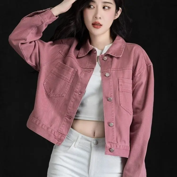 

Кожаные куртки, пальто, женская модная женская одежда с длинным рукавом, простая базовая верхняя одежда с карманами спереди, осенняя молния