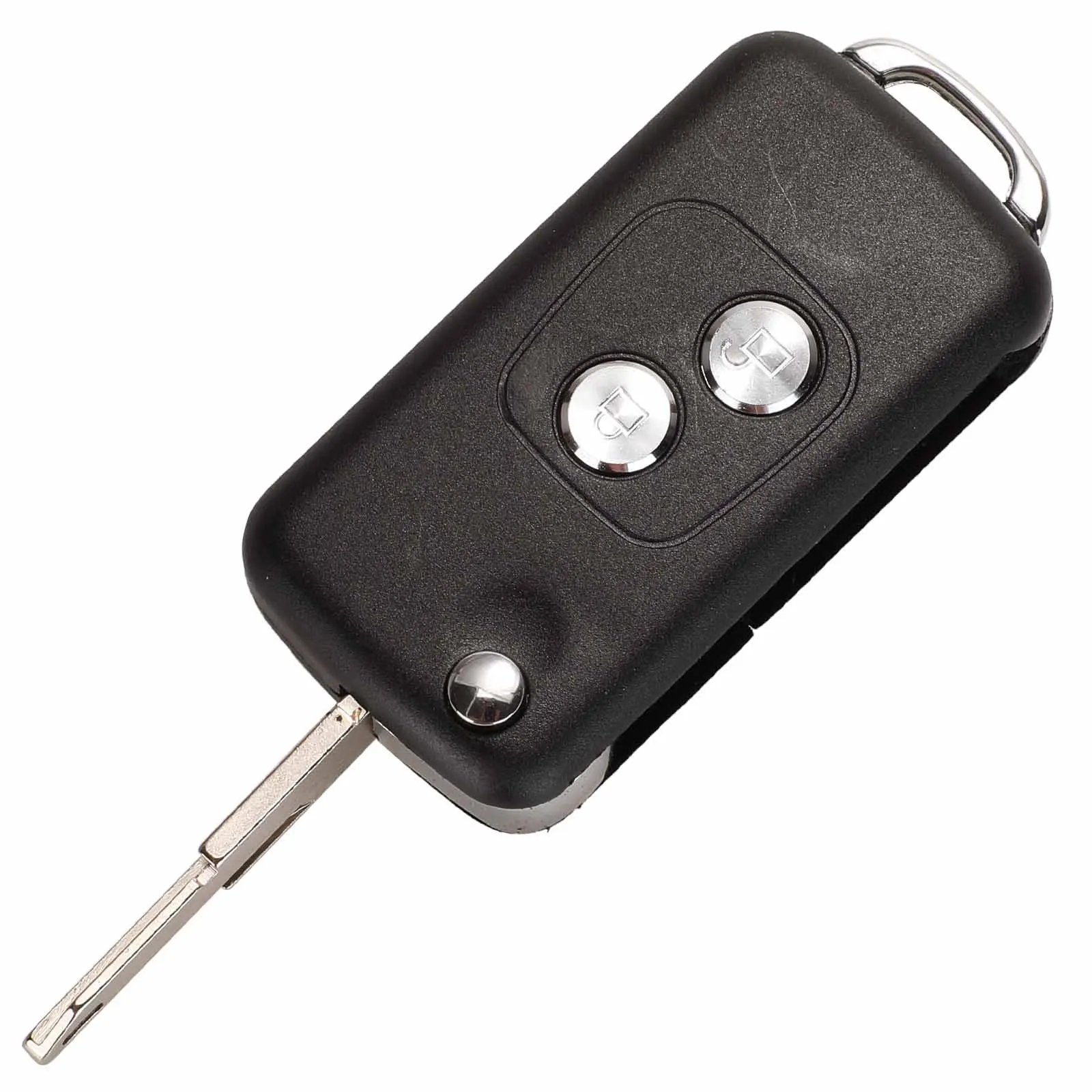 Флип-ключ jingyuqin с 2 кнопками, оболочка для автомобильного дистанционного ключа, оболочка для Peugeot 206, 306, 307, 107, подходит для модификации Citroen HU83, VA2, NE73, брелок с лезвием