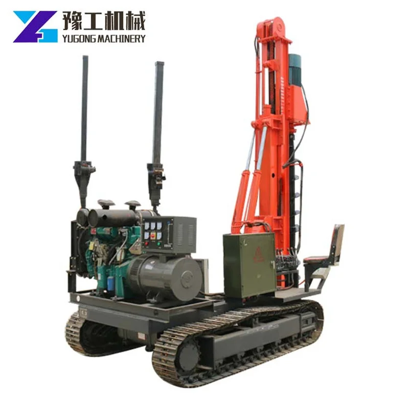 YUGONG Portable Water Well Drilling Rig Down The Hole Hammer Drill Rig Drill Water Pump Rig  Drilling Rig Machine Truck Mounted
