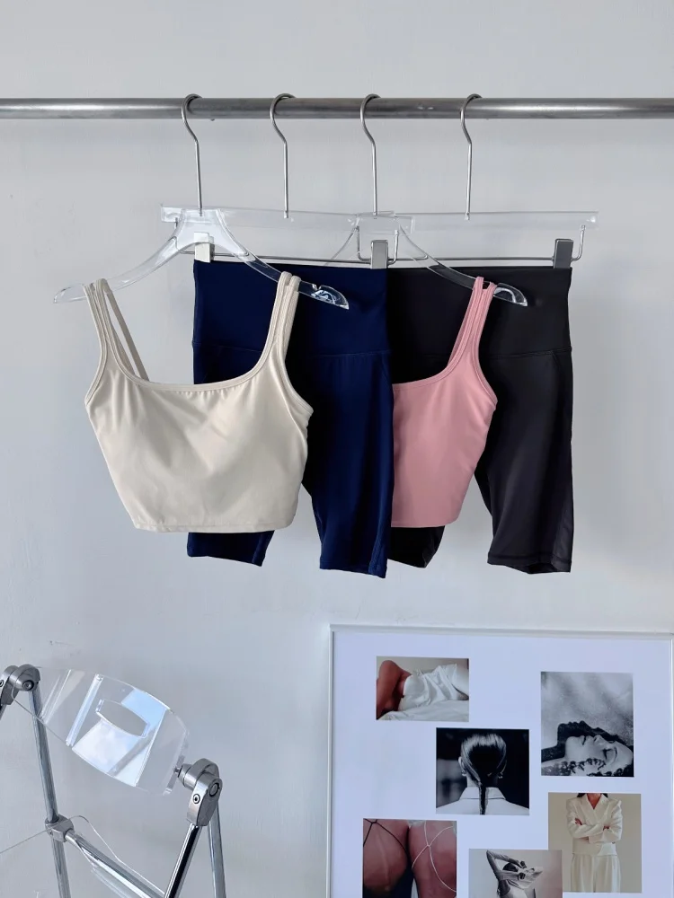 ハイウエスト スポーツ オルトス 女性用 インナーパンツなし ランニング トレーニング ヨガパンツ フィットネス ミッドレングス ファイブクォーター ナイロン スパンデックス