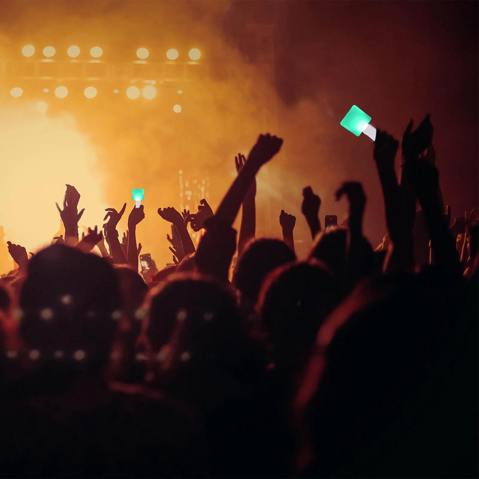 LED Atmosphere Light Acrylic Square Sheets Heat Sublimation Cheering Stick DIY Printing Music Concert Stage Prop Party Favors