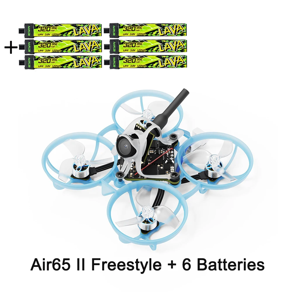 BETAFPV 2026 Air65 II ELRS 2.4G borstelloze Whoop Quadcopter Champion Racing Freestyle 1S RC Drone met LavaⅡ320mAh 1S95C batterij
