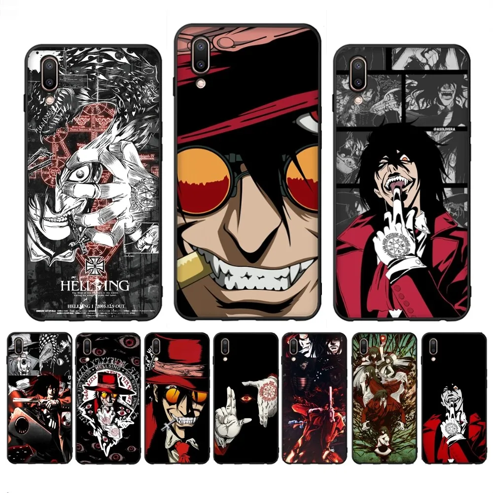 Alucard Hellsing Anime Phone Case For Redmi Note 4 X 5 A 6 7 8 T 9 9S 10 11 11S 11Epro Poco M3 pro