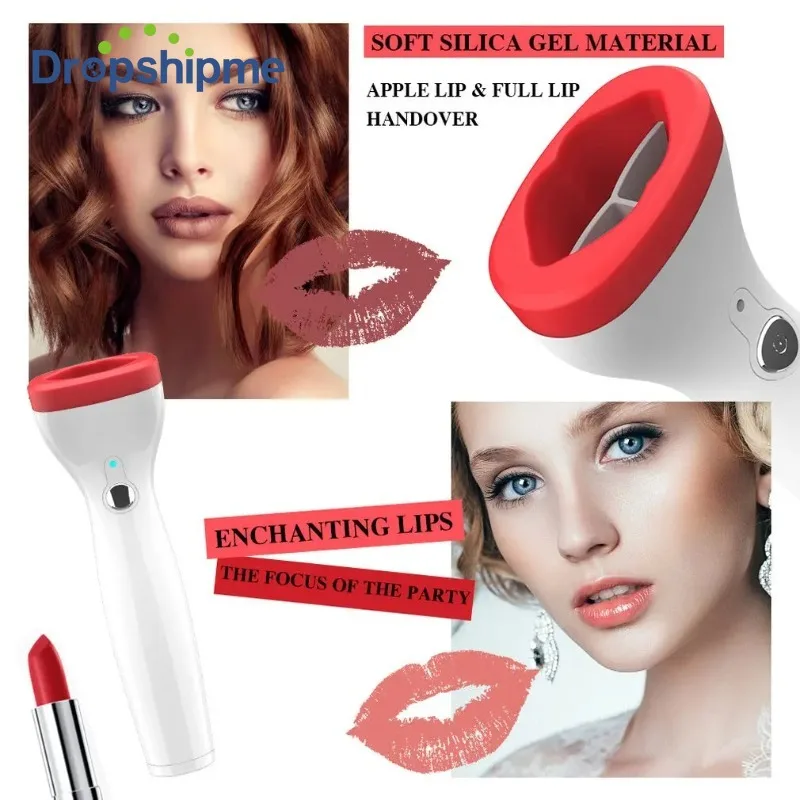 Silicone Lip Plumper Device Automatic Plumper Electric Natural Professional Home Plumping Device Beauty Tool Fuller Thicker Lips