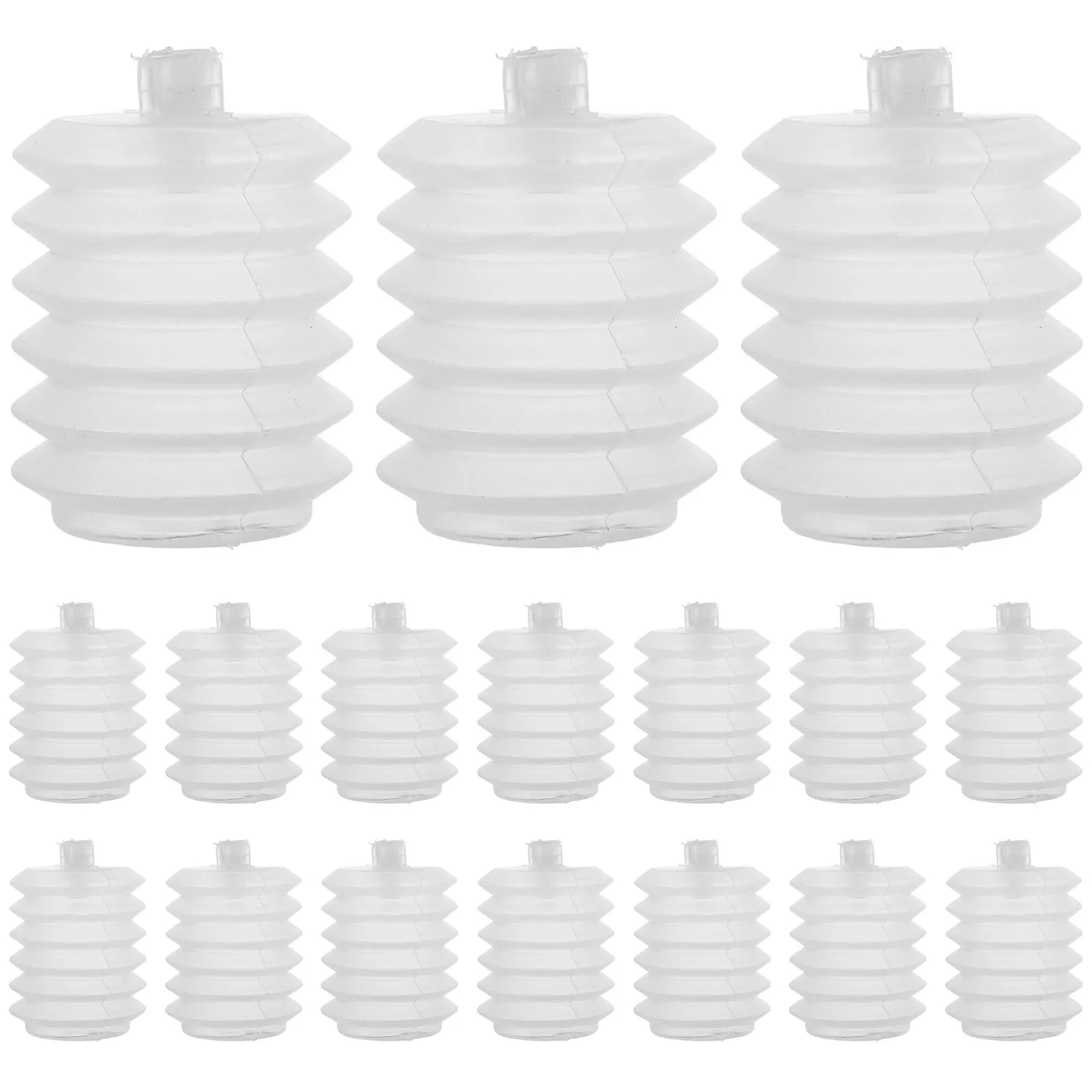20Pcs Accordion Squeakers Replacement Insert for Dog Cat Pet Noise Repairing Squeaky Noise Maker Dog Pet Insert