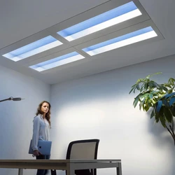 Blue sky light ceiling lamp for Bathroom Indoor Decor panel Kids room lamp Kitchen Natural Lighting Surface ceiling chandelier