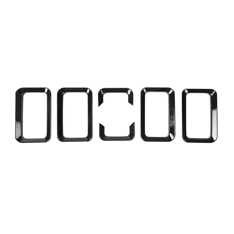 Leading-6Pcs Front Grill Mesh Inserts Cover Grille Guard Trim Kit For Suzuki Jimny 19-2024 Car Exterior Accessories