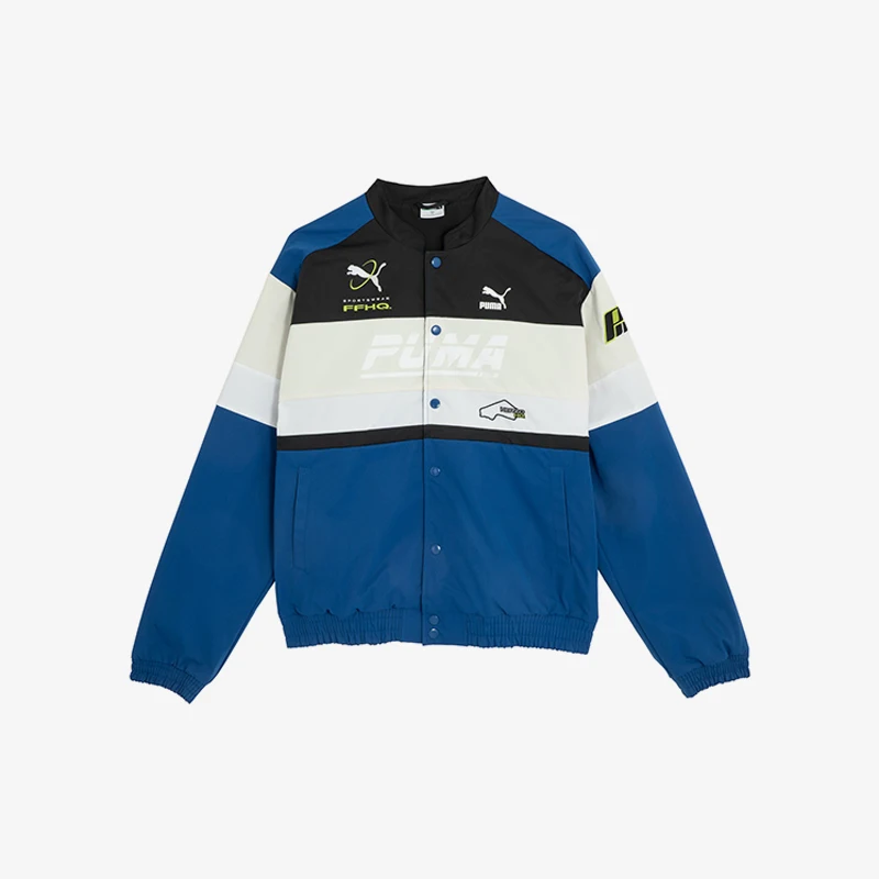 

Puma, новая весенняя мужская и женская тканая куртка со стоячим воротником для спорта и отдыха 625815-17