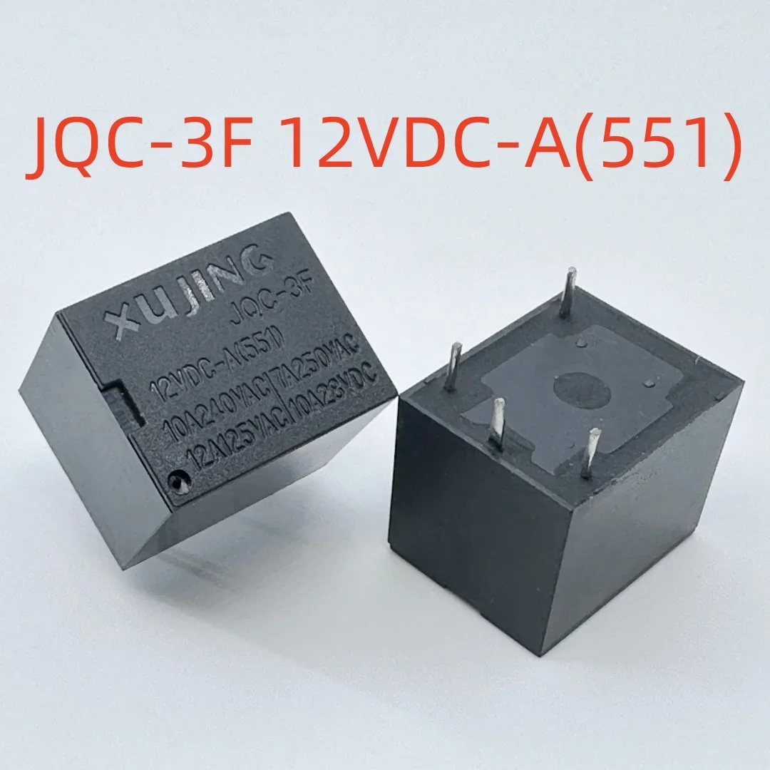 New JQC-3F 12VDC-A(551) (T73A) Relay 4pins