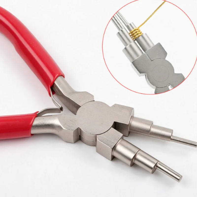 Jewelry Pliers Carbon Steel Round Nose Needle Nose Pliers Suitable for 3-10mm Rings DlY for Jewelry Making