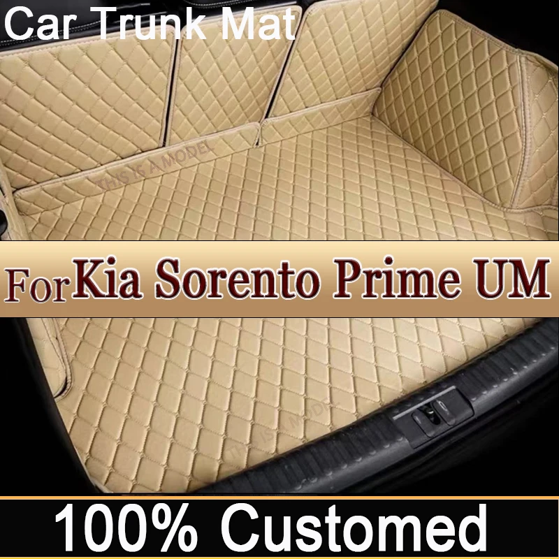 

Коврики для багажника Kia Sorento Prime UM, 5 мест, коврики 2015, 2016, 2017, 2018, 2019, автомобильные аксессуары, автомобильный коврик для грузового автомобиля