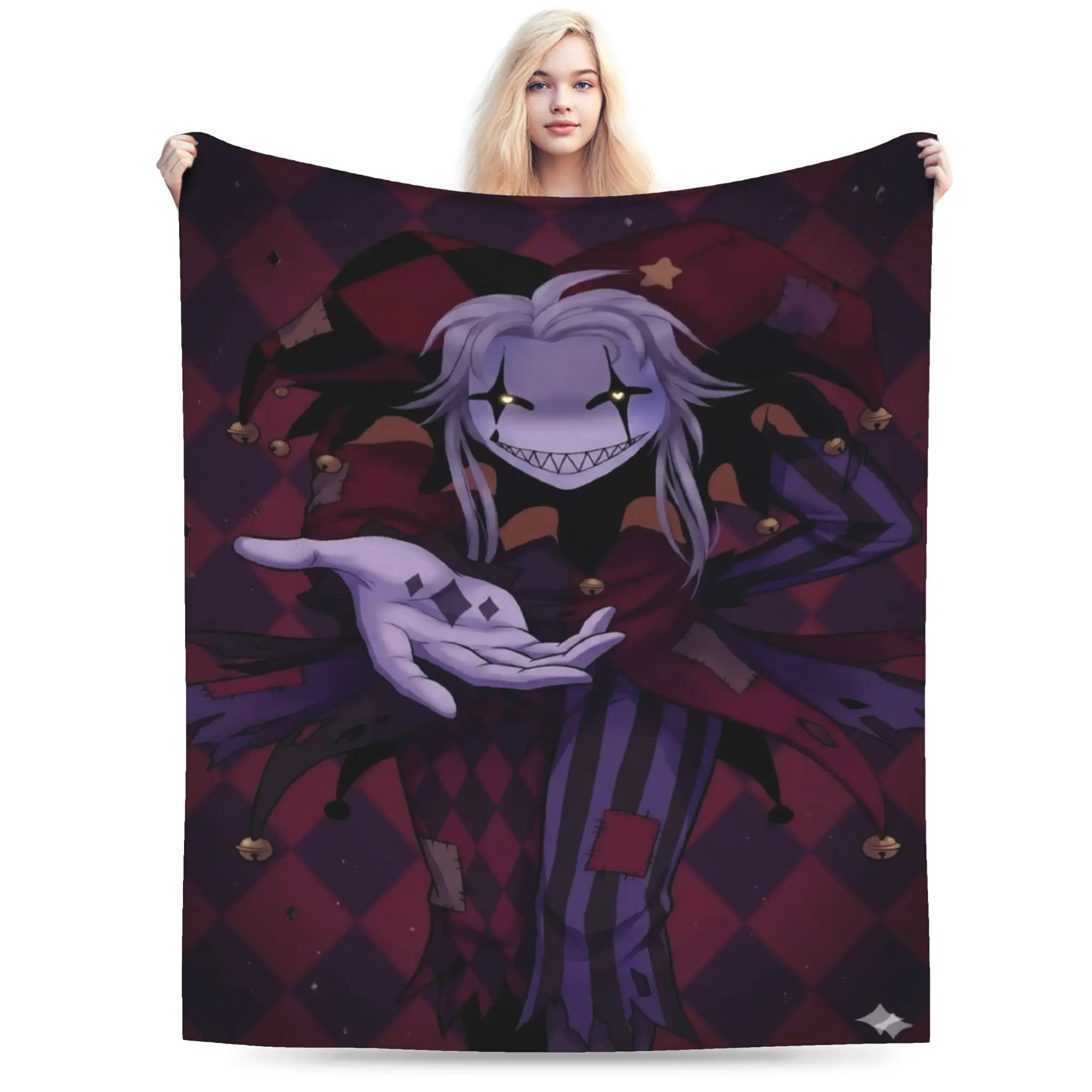 Cozy Pierrots The Freak Circus Blanket Accessories Bed Decorative  Throw Blanket Ultra-Soft Flannel for Bedroom