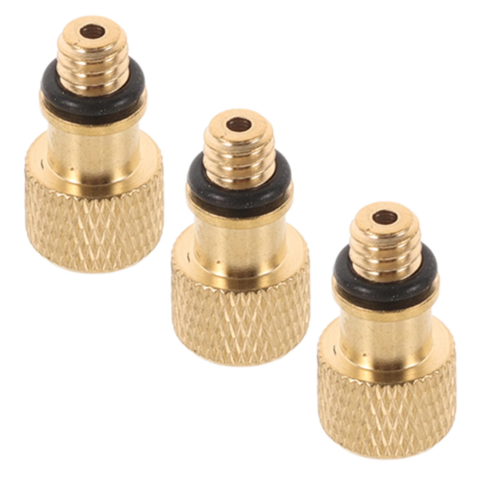 3개입 구리 자전거 밸브 어댑터 프레스타 변환 액세서리 로드 마운틴 하이브리드 자전거용 빠른 공기 주입