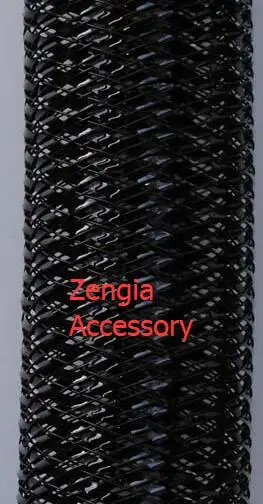 Black Metallic Tubular Braid/Crin - 60 yard of 16mm - Crinoline Cyberlox Stretch Tubing