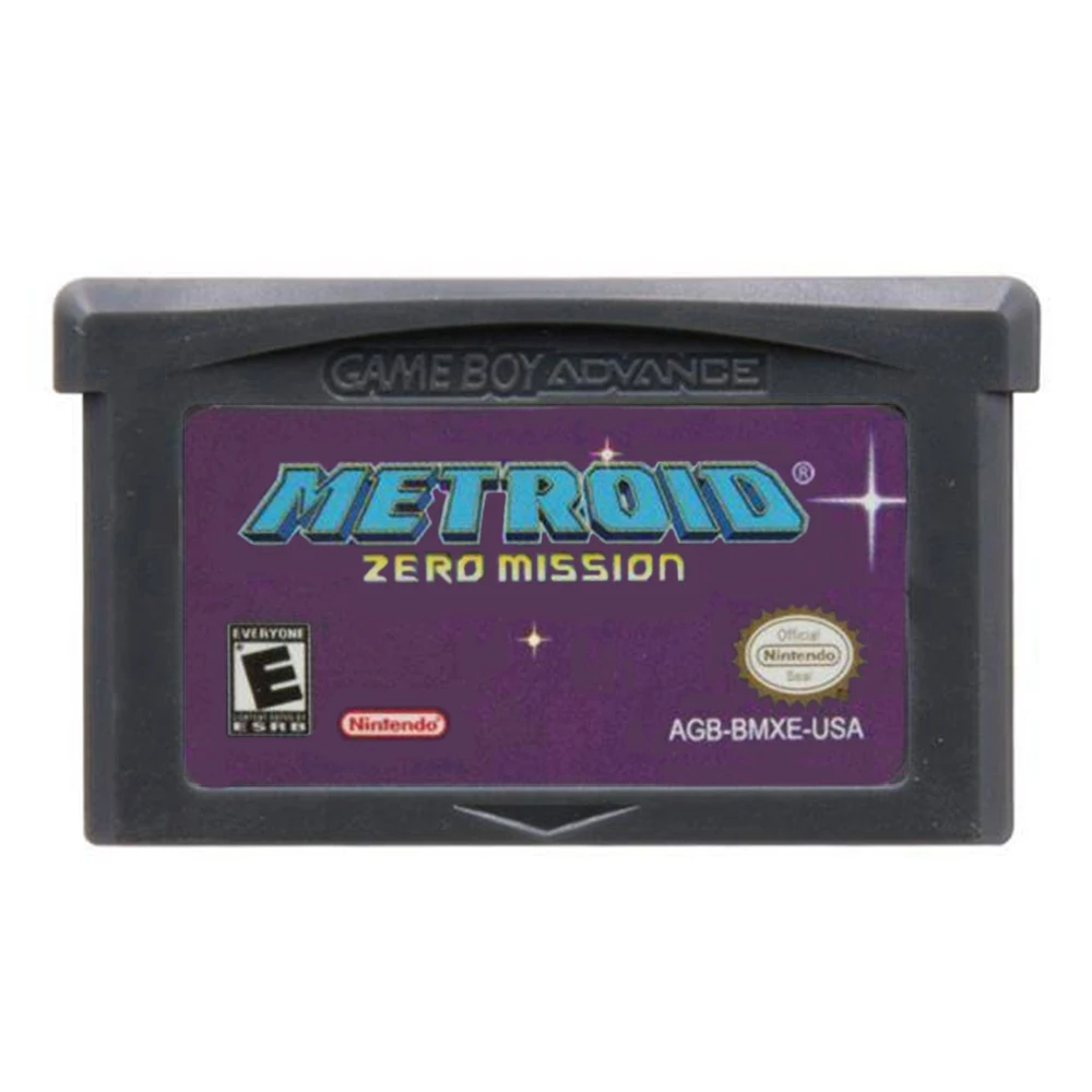 Metroid GBA Game Cartridge 32-bit Video Game Console Card Fusion Zero Mission for GBA NDS USA EUR Version